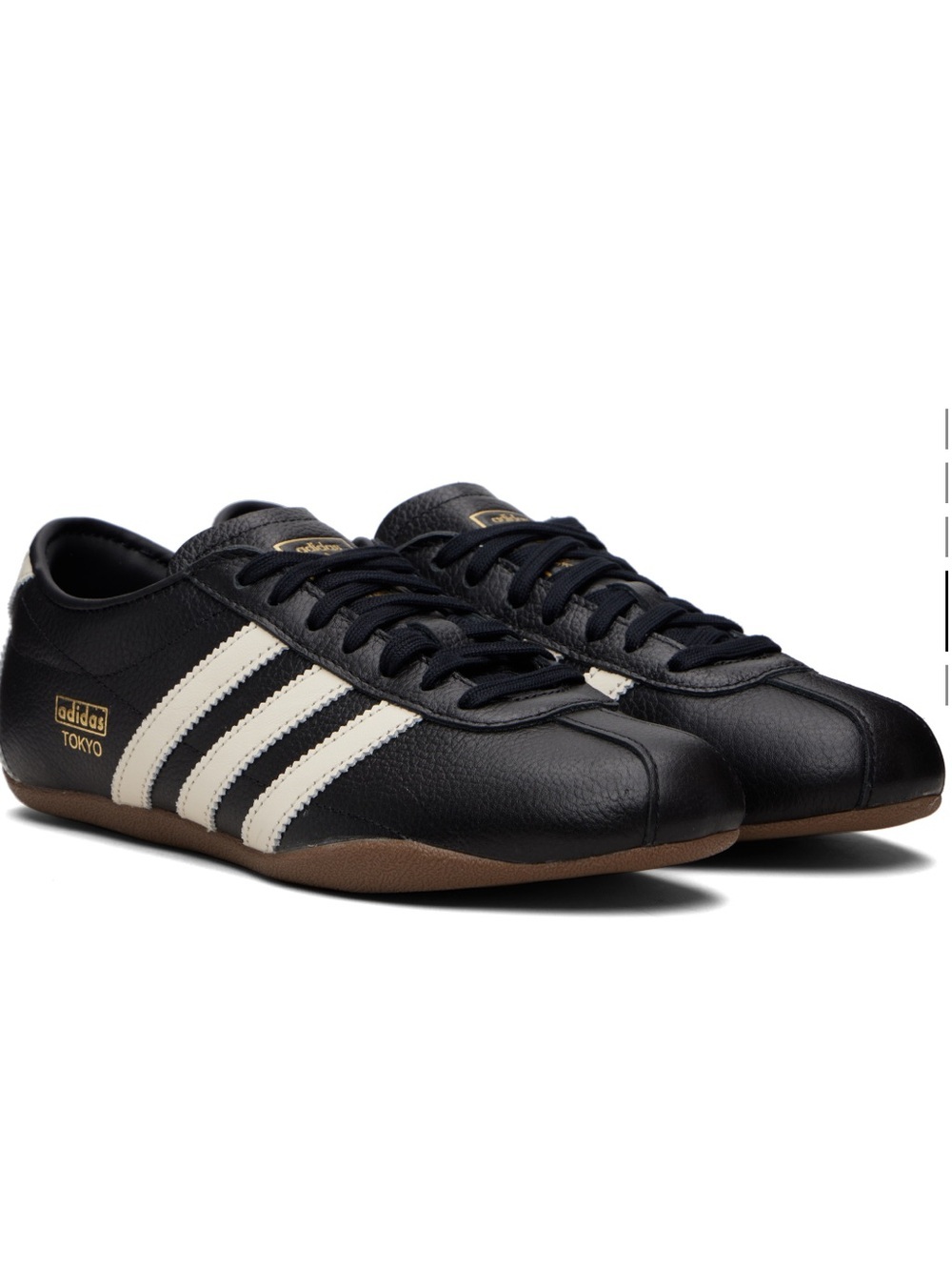 adidas Tokyo Black & Cream Casual Sneakers